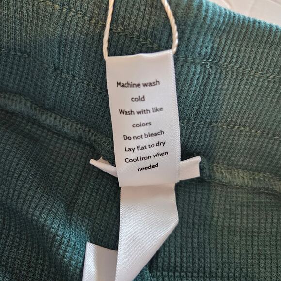 Andie The Wide Leg Pants Fern Green Women's Size Large Lounge At Home Casual - Picture 7 of 7